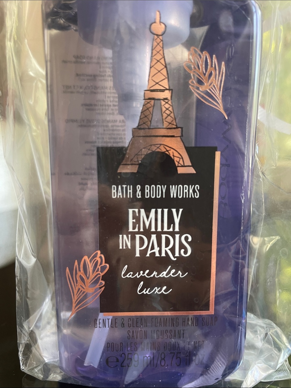 Bath & Body Works Emily in Paris Lavender Luxe Foaming Hand Soap - NEW//UNOPENED